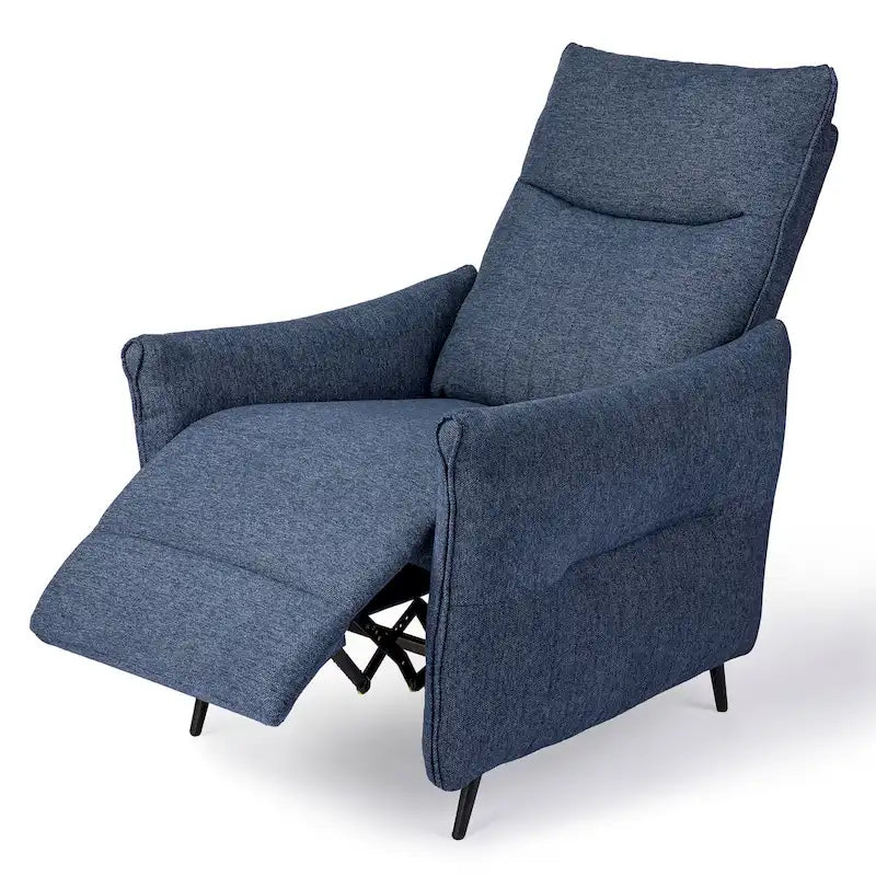 41" Terugduwbare relaxfauteuil met ergonomische gesegmenteerde rugleuning