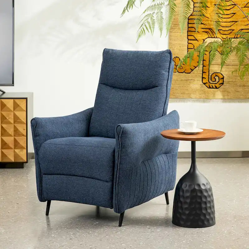 41" Terugduwbare relaxfauteuil met ergonomische gesegmenteerde rugleuning