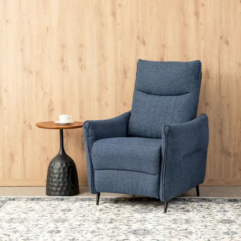 41" Terugduwbare relaxfauteuil met ergonomische gesegmenteerde rugleuning