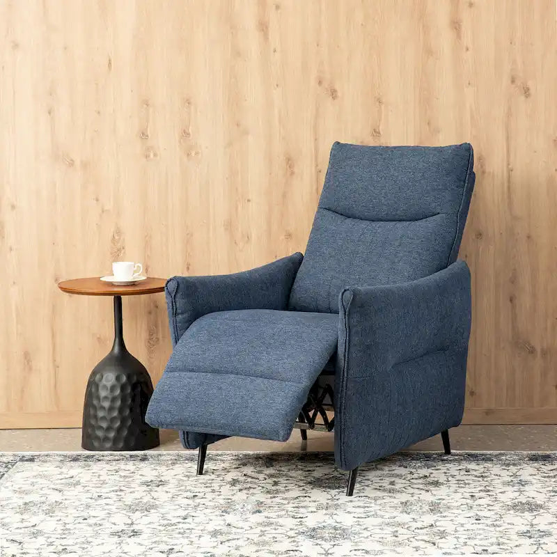 41" Terugduwbare relaxfauteuil met ergonomische gesegmenteerde rugleuning