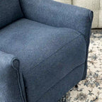 41" Terugduwbare relaxfauteuil met ergonomische gesegmenteerde rugleuning