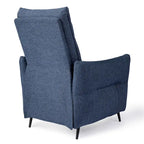 41" Terugduwbare relaxfauteuil met ergonomische gesegmenteerde rugleuning