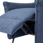 41" Terugduwbare relaxfauteuil met ergonomische gesegmenteerde rugleuning