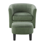 360° Draaibare Fauteuil met Voetenbank