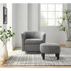 360° Draaibare Fauteuil met Voetenbank