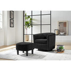 360° Draaibare Fauteuil met Voetenbank