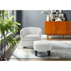 360° Draaibare Fauteuil met Voetenbank