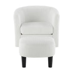 360° Draaibare Fauteuil met Voetenbank