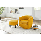 360° Draaibare Fauteuil met Voetenbank