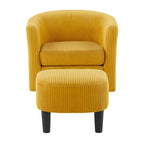 360° Draaibare Fauteuil met Voetenbank