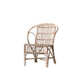 Bamboe stoel met ronde rugleuning
