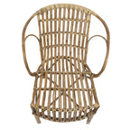 Bamboe stoel met ronde rugleuning