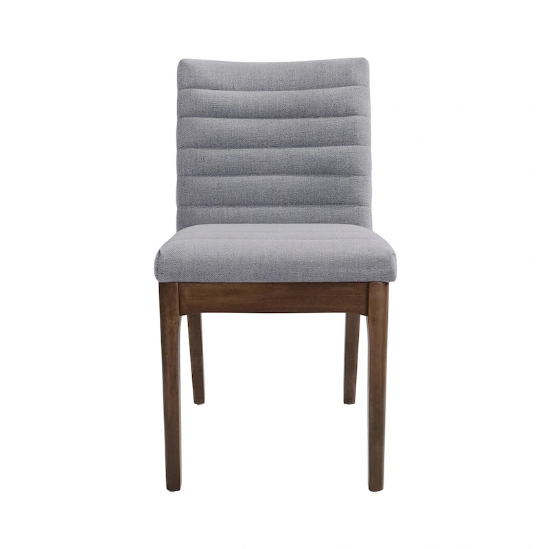 Eetkamerstoelen met kanaalstiksels, set van 4