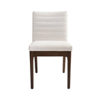 Eetkamerstoelen met kanaalstiksels, set van 4