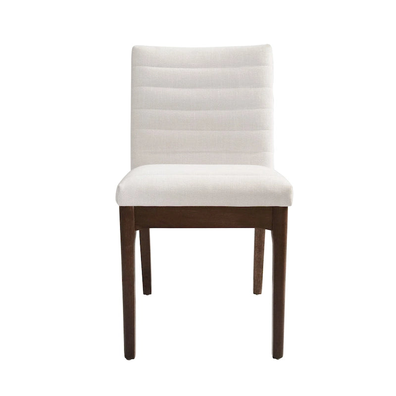 Eetkamerstoelen met kanaalstiksels, set van 4