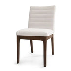 Eetkamerstoelen met kanaalstiksels, set van 4