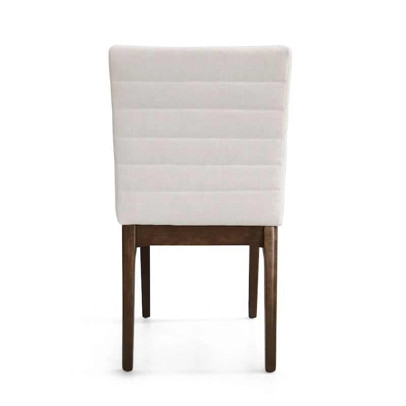 Eetkamerstoelen met kanaalstiksels, set van 4