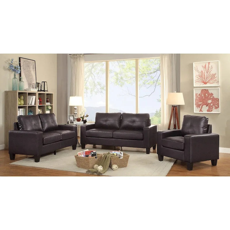 Fauteuil met afneembare kussens - 35L x 32B x 36H
