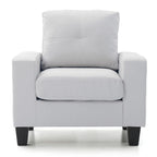 Fauteuil met afneembare kussens - 35L x 32B x 36H