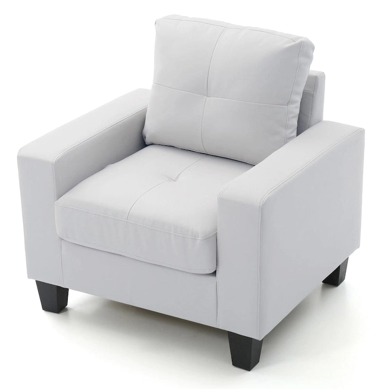 Fauteuil met afneembare kussens - 35L x 32B x 36H