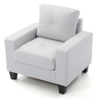 Fauteuil met afneembare kussens - 35L x 32B x 36H