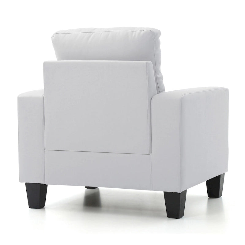 Fauteuil met afneembare kussens - 35L x 32B x 36H