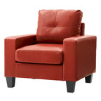 Fauteuil met afneembare kussens - 35L x 32B x 36H