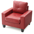 Fauteuil met afneembare kussens - 35L x 32B x 36H