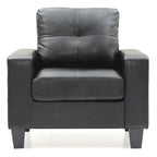 Fauteuil met afneembare kussens - 35L x 32B x 36H