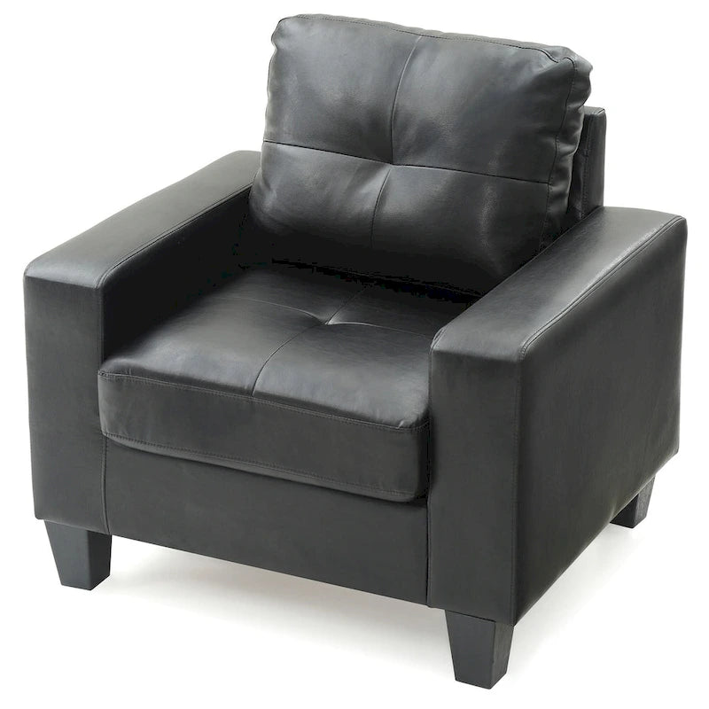 Fauteuil met afneembare kussens - 35L x 32B x 36H