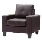 Fauteuil met afneembare kussens - 35L x 32B x 36H