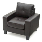 Fauteuil met afneembare kussens - 35L x 32B x 36H