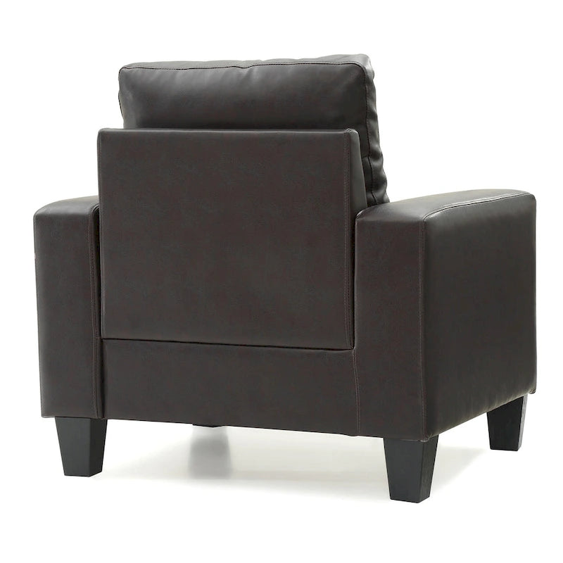 Fauteuil met afneembare kussens - 35L x 32B x 36H