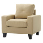 Fauteuil met afneembare kussens - 35L x 32B x 36H