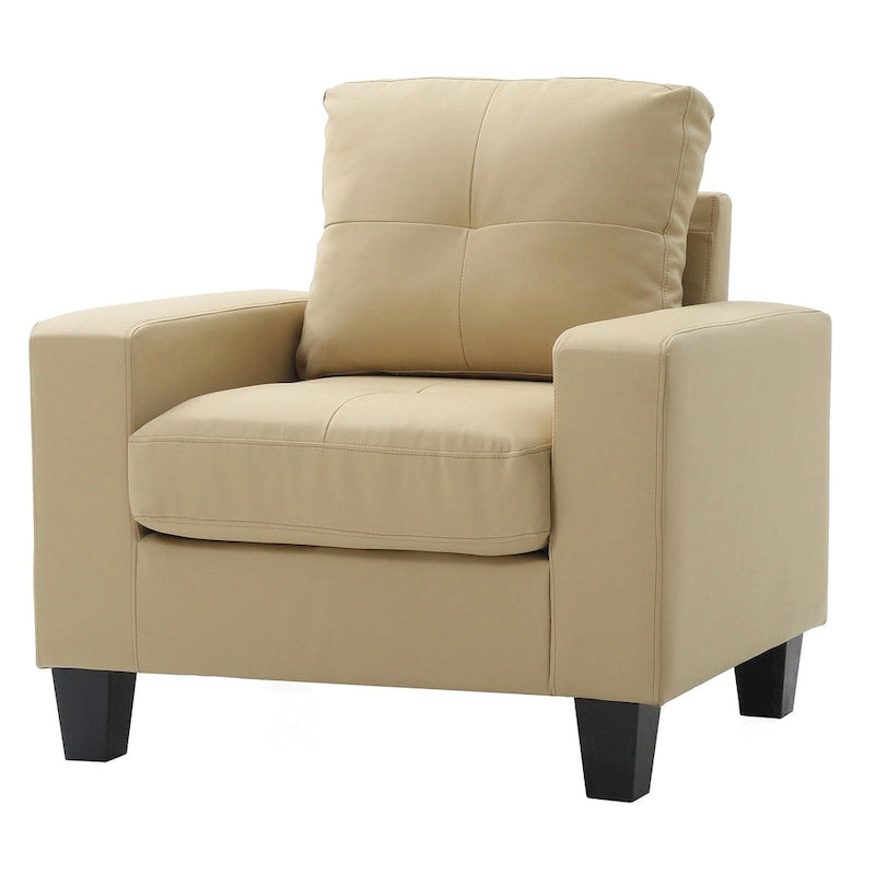 Fauteuil met afneembare kussens - 35L x 32B x 36H
