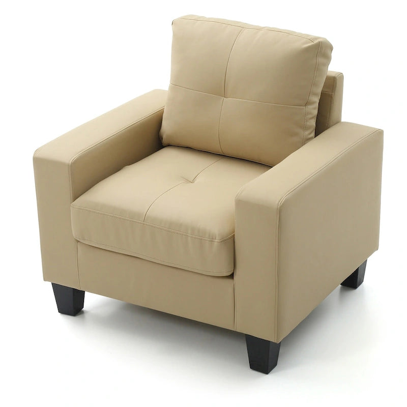 Fauteuil met afneembare kussens - 35L x 32B x 36H