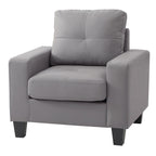Fauteuil met afneembare kussens - 35L x 32B x 36H