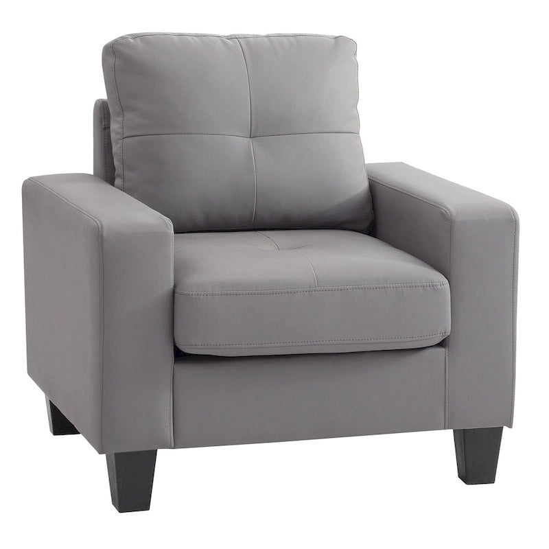 Fauteuil met afneembare kussens - 35L x 32B x 36H