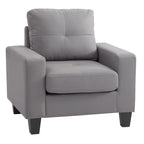 Fauteuil met afneembare kussens - 35L x 32B x 36H