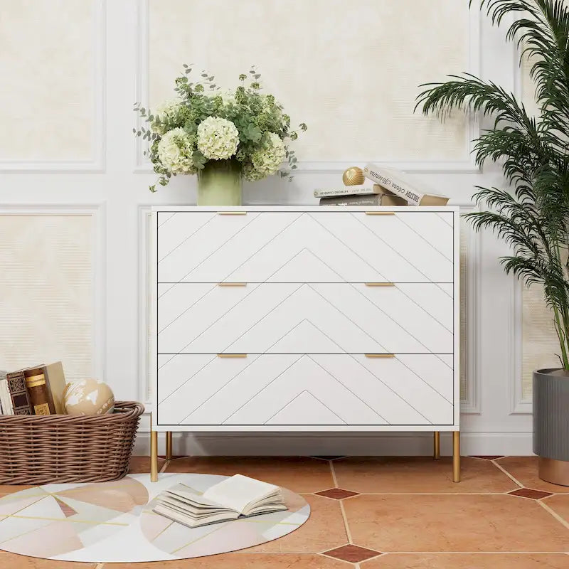 Ladekast met 3 laden voor de slaapkamer
