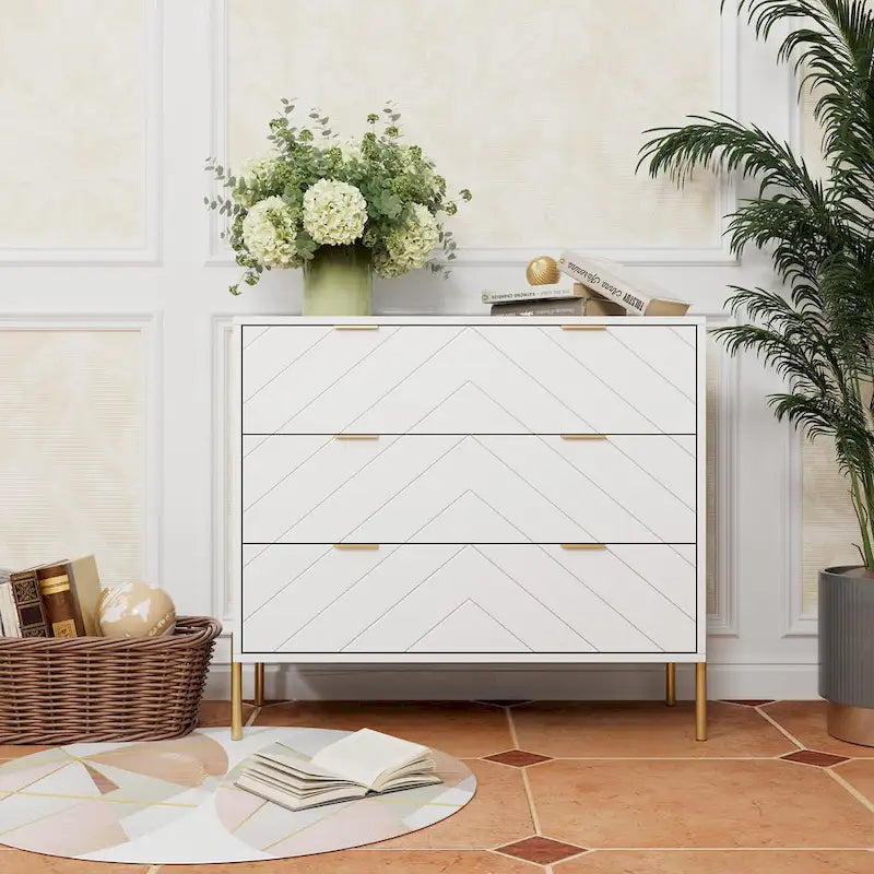 Ladekast met 3 laden voor de slaapkamer