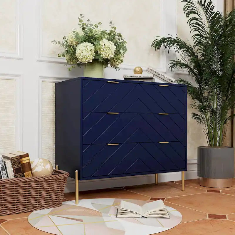 Ladekast met 3 laden voor de slaapkamer