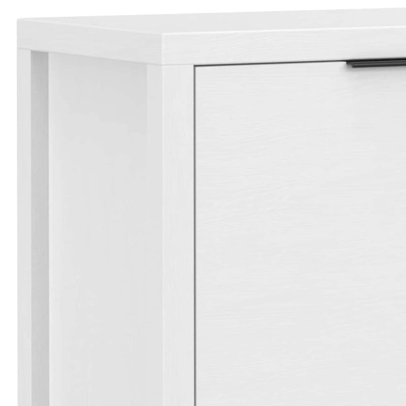 54-inch massief houten dressoir met lades en kasten