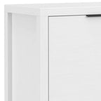 54-inch massief houten dressoir met lades en kasten