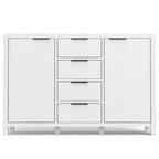 54-inch massief houten dressoir met lades en kasten