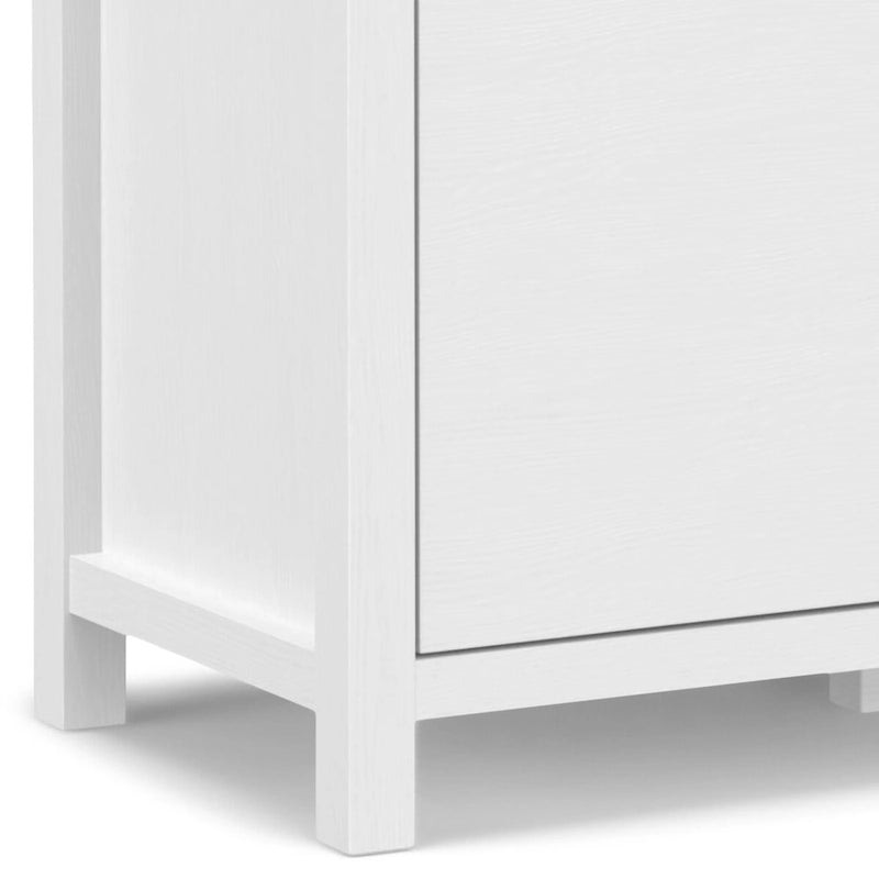 54-inch massief houten dressoir met lades en kasten