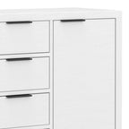 54-inch massief houten dressoir met lades en kasten