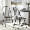 Spijlenstoelen (set van 2)