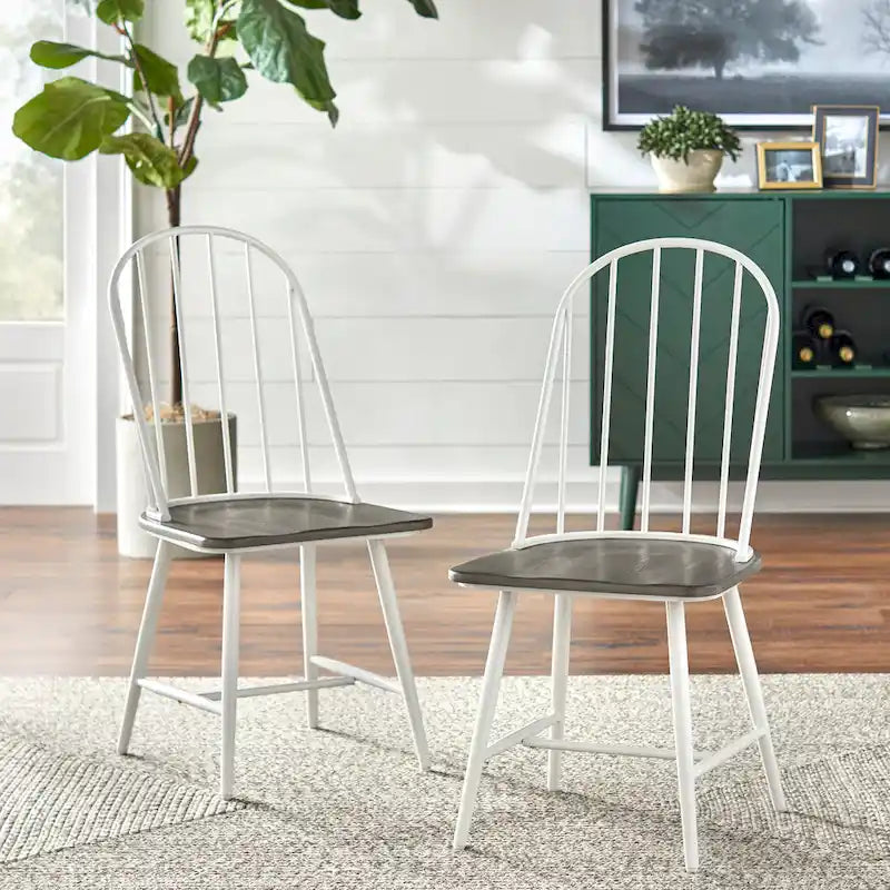 Spijlenstoelen (set van 2)