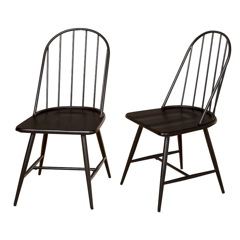 Spijlenstoelen (set van 2)
